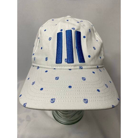 Adidas All Print Shield Cap [White] Golden Bear Golf Club OSFM Adjustable - Picture 8 of 9